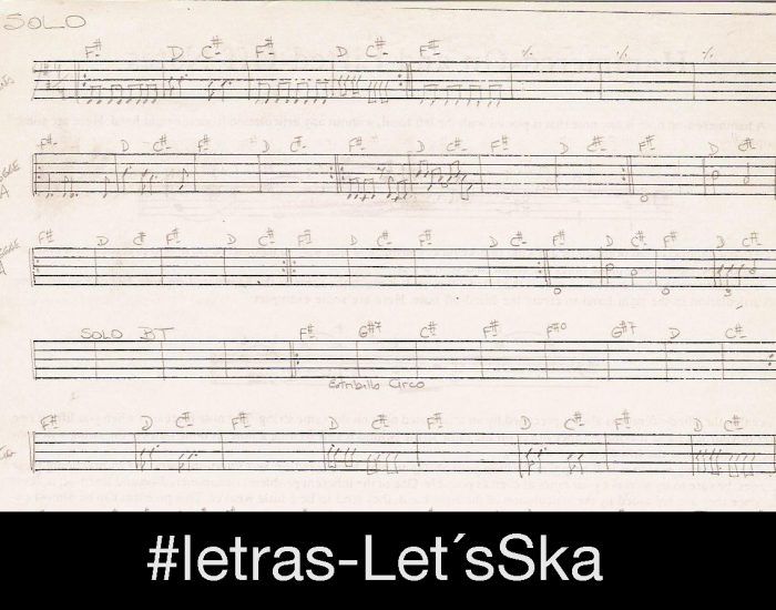Letras Let´s Ska! The Refrescos